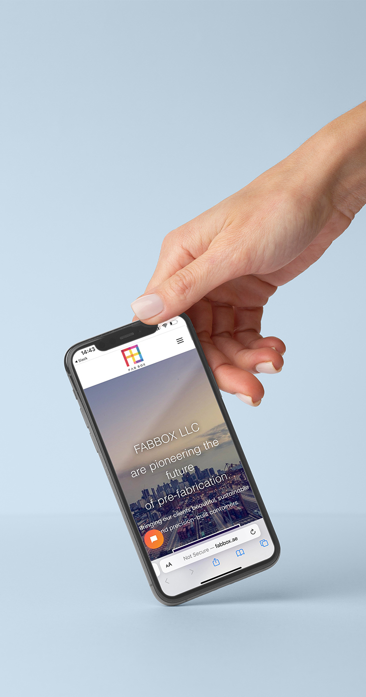 FABBOX Mockup Web Design
