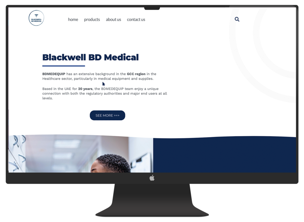 Client Blackwell BD Medical Sky Blue Ocean Media  Design